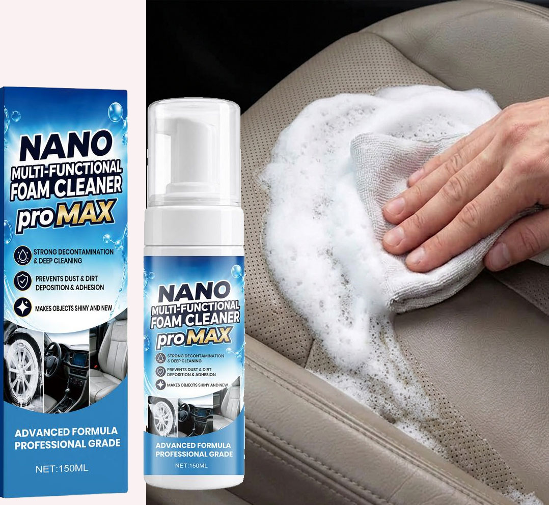 Odor Eliminator Car - Limpiador de espuma para eliminar manchas