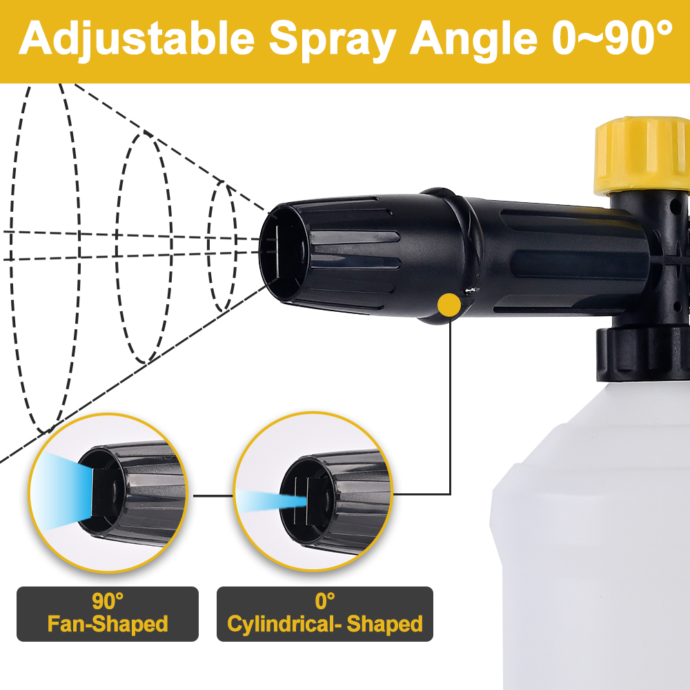 Cañón de Espuma Ajustable para - Foam Cannon Car Wash reseña y precio