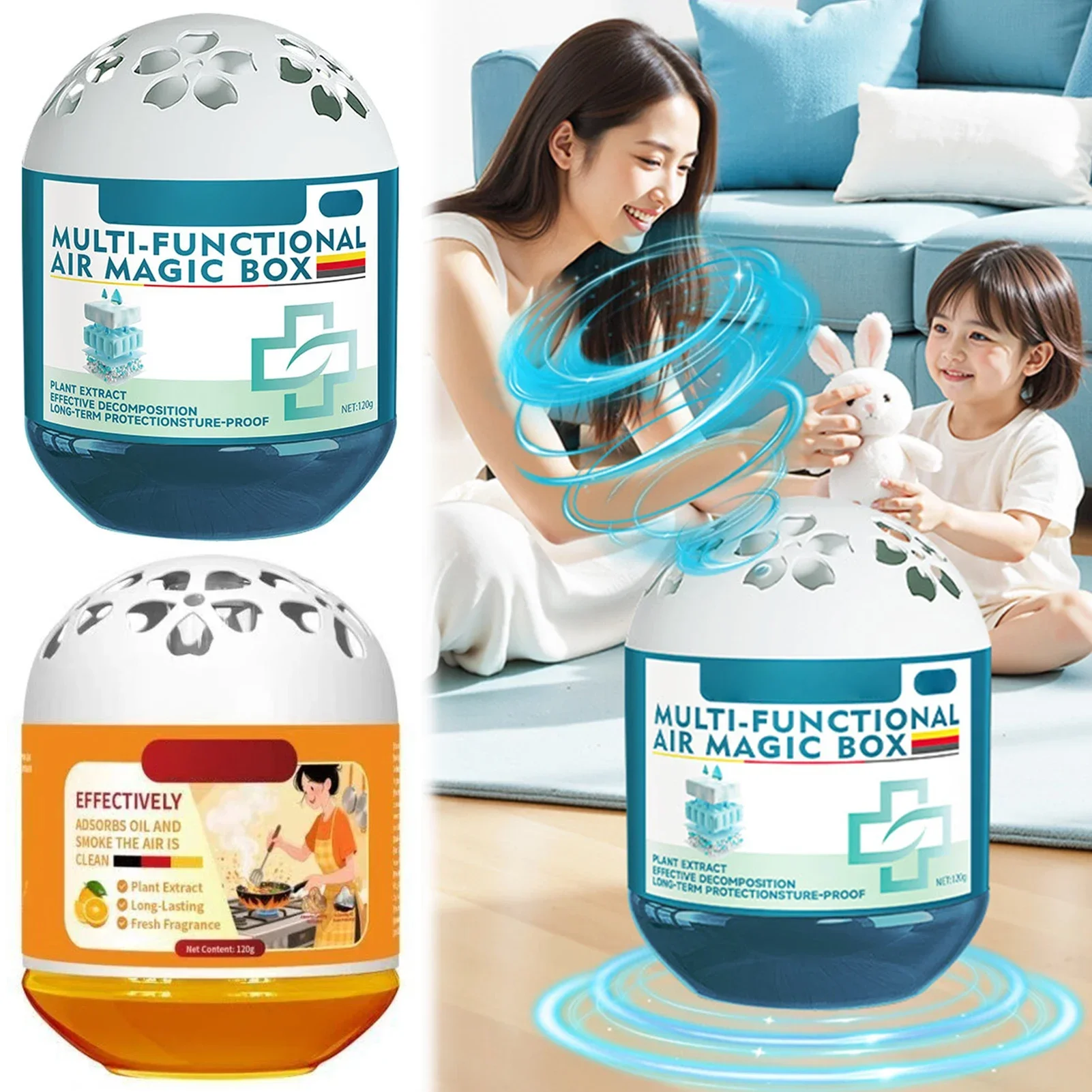 Caja Purificadora de Aire Mult - Odor Eliminator Car reseña y precio